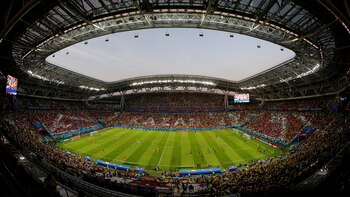 Kazan Arena, donde se enfrentan