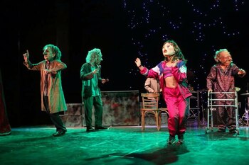 Agostina, en “Band Bang” (Verónica