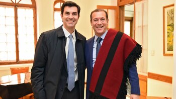 Los mandatarios se reunieron en