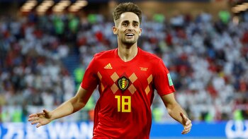 Adnan Januzaj festeja el único gol