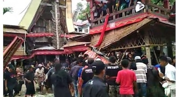 Un momento del ritual del