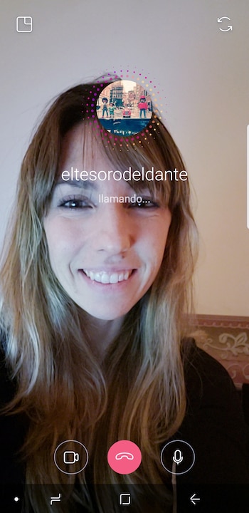 Se puede hacer una videollamada