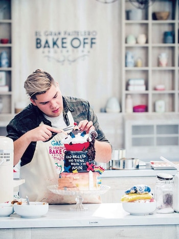 La torta homenaje a su ciudad natal.