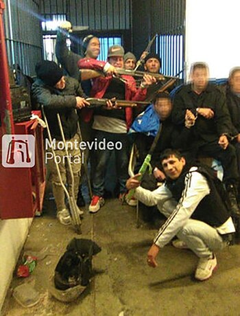 Los amootinados son internos del