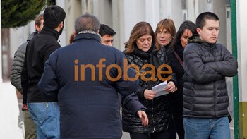 Norma Calismonte (centro), esposa de