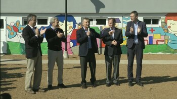 Macri junto a Bordet esta