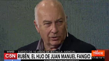 Rubén Fangio es jubilado ferroviario