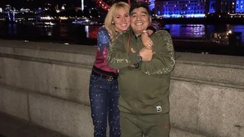 Rocío y Diego Maradona estuvieron