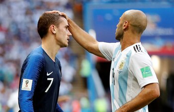 Griezmann, en un cruce con