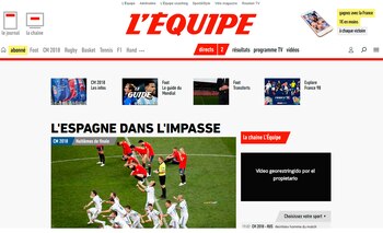 “España Estancado” (L’Equipe, Francia)