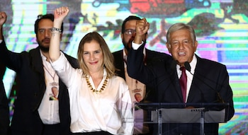La esposa del presidente Andrés