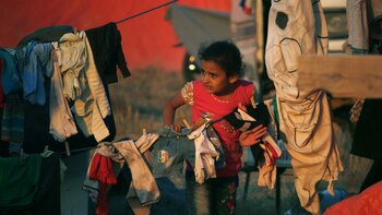 Una niña de Daraa que