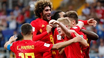 Fellaini, De Bruyne y Hazard, algunas de las principales figuras de Bélgica (Reuters)