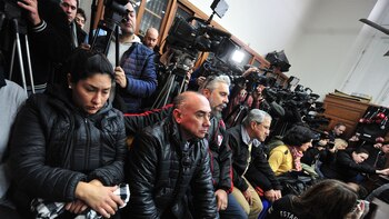 Gustavo Pastorizzo junto a familiares