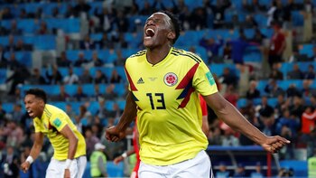 Yerry Mina convirtió 3 goles