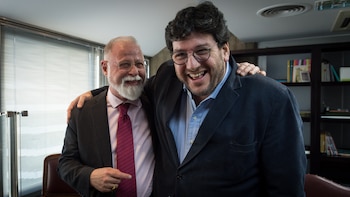 Buen humor entre los funcionarios