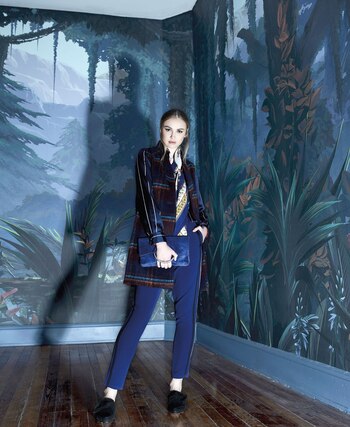 Camisa rayada de seda (