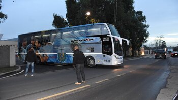 La comitiva se marchó rumbo