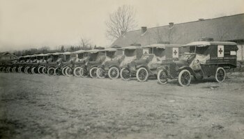 La flota de ambulancias modelo