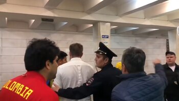 Un policía debió intervenir y