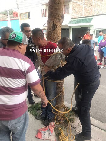 El presunto asaltante trató de