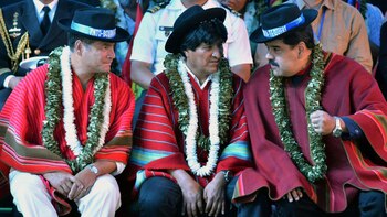 Rafael Correa, Evo Morales y