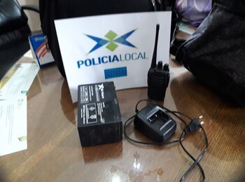 El handy que llevaba el