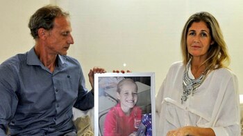 Ezequiel y Paola, los padres