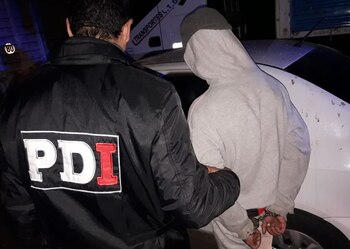 El presunto asesino bajo custodia