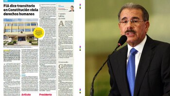 La prensa publicó la presunta