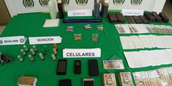 Estos fueron los elementos incautados