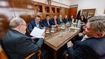 Massa viajó a La Pampa