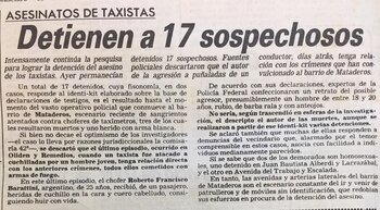 La prensa de la época cubrió el conmocionante caso (Clarín, octubre de 1982)