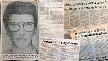 En 1982 un asesino serial de taxistas aterrorizó al barrio de Mataderos