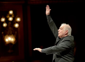 El director y pianista Daniel Barenboim