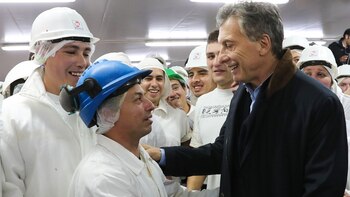 Macri reabrió un frigorífico en Carcaraña