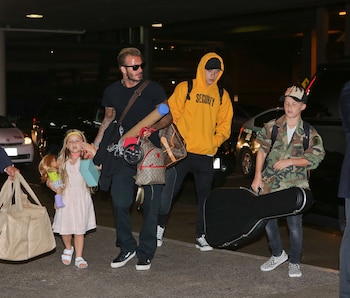 Los Beckham, atrapados en Bali