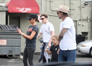 David y Victoria Beckham intentan