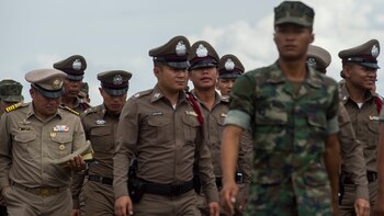 Las Fuerzas Armadas tailandesas participaron