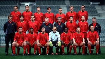 El plantel de Bélgica en la Eurocopa 2000