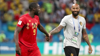 Thierry Henry, clave en el crecimiento de Romelu Lukaku en Bélgica (REUTERS/Sergio Perez)