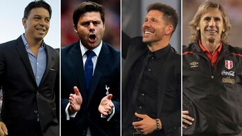 Gallardo, Pochettino, Simeone y Gareca,