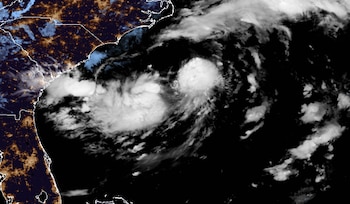 La tormenta tropical Chris se