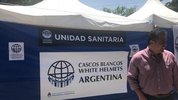 Cascos Blancos de Argentina atendieron