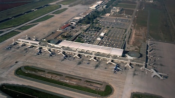 El aeropuerto de Santiago de