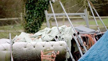 La basura acumulada en la