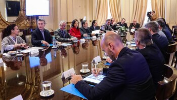 Mauricio Macri en la reunión