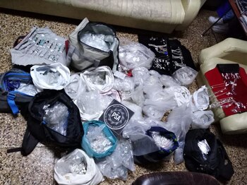 Entre los elementos incautados había