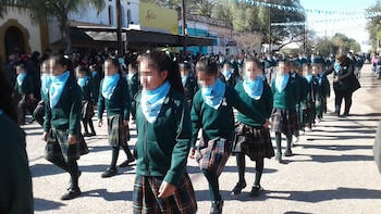El desfile escolar se llevó