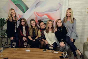 Todas fueron a apoyar a